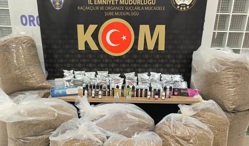 Manisa'da 3 ilçede kaçak tütün operasyonu