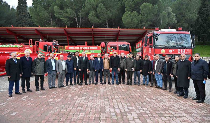 Manisa'da orman yangınlarına karşı tedbirler güçlendiriliyor