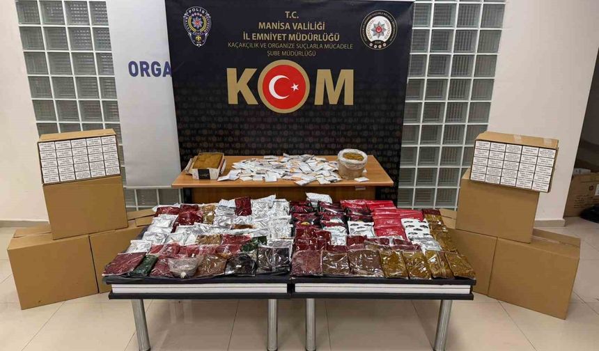 Turgutlu ve Kırkağaç'ta kaçak tütün operasyonu: 2 gözaltı