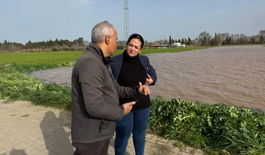 Başkan Aytaç su baskınlarından etkilenen mahalleleri ziyaret etti
