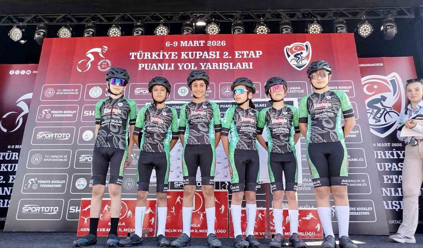 Akhisarlı minik pedallar Muğla'da kürsüye damga vurdu
