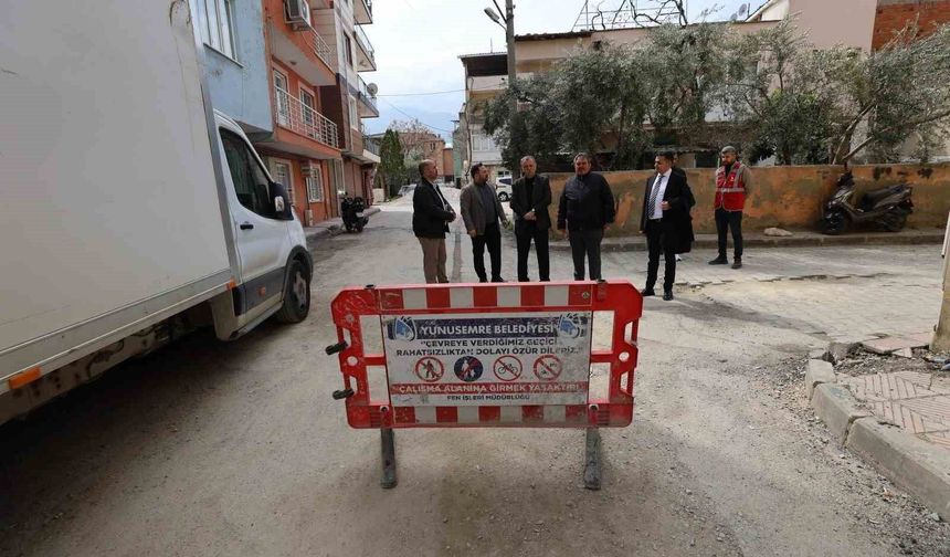 Barbaros'ta yollar yenileniyor