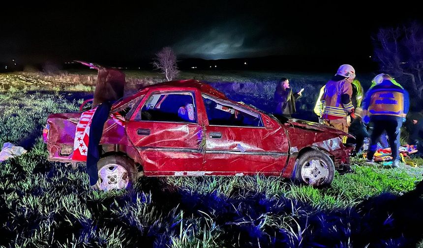 Bayram arifesinde feci kaza: 1 ölü, 1'i ağır 3 yaralı