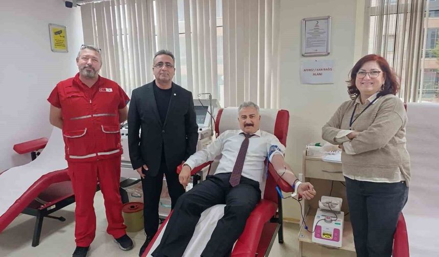 Emniyet Müdürü Aktaş'tan 23'üncü kan bağışı