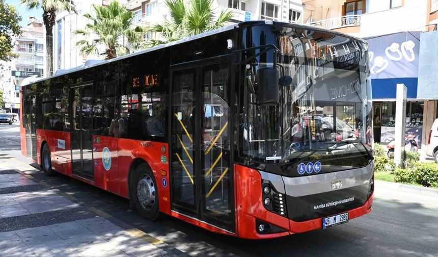Manisa'da toplu taşımada ilk biniş ücretsiz