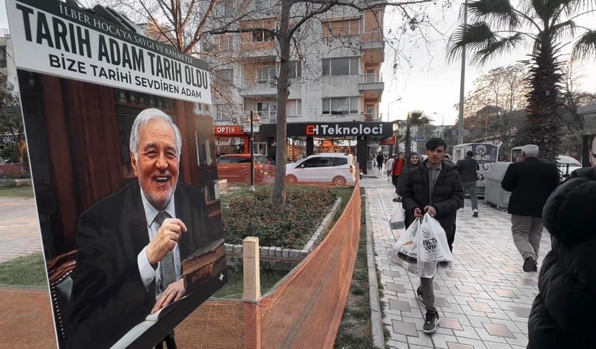 Turgutlu'da esnaftan İlber Ortaylı için helva hayrı