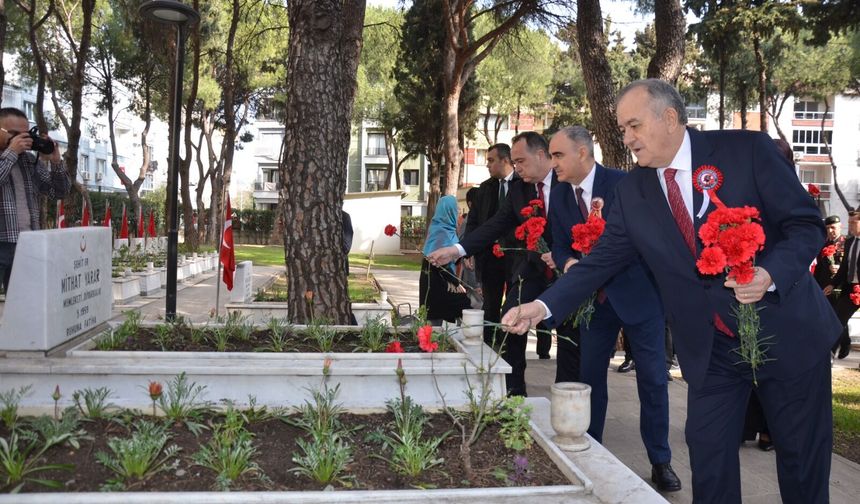 18 Mart Çanakkale Zaferi'nin 111. yılında Manisa’da şehitler anıldı