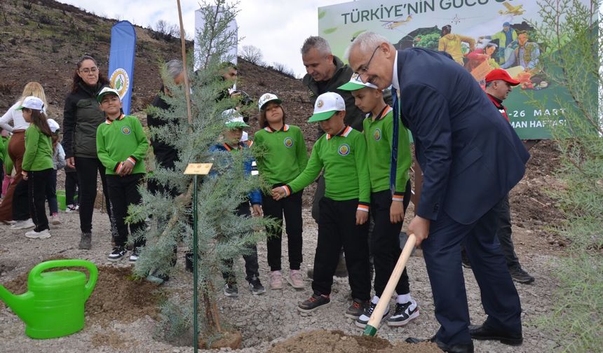 Manisa’da 30 bin fidan toprakla buluşacak