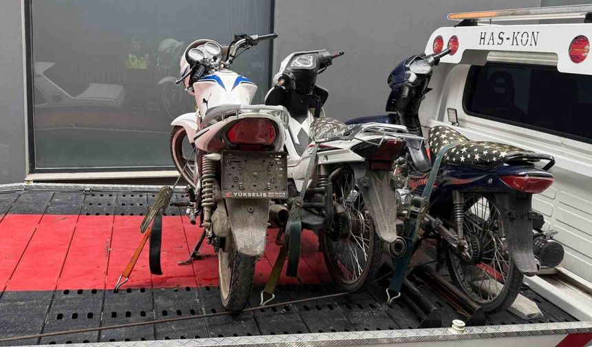 Manisa'da kuralsız motosikletlere ağır darbe: 196 bin TL ceza