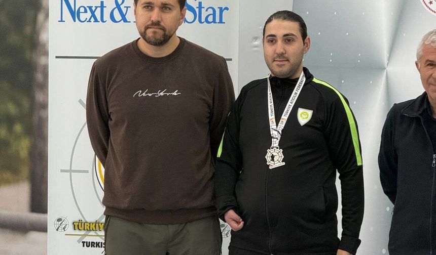 Manisalı sporcu Samet Akça, Türkiye ikincisi oldu