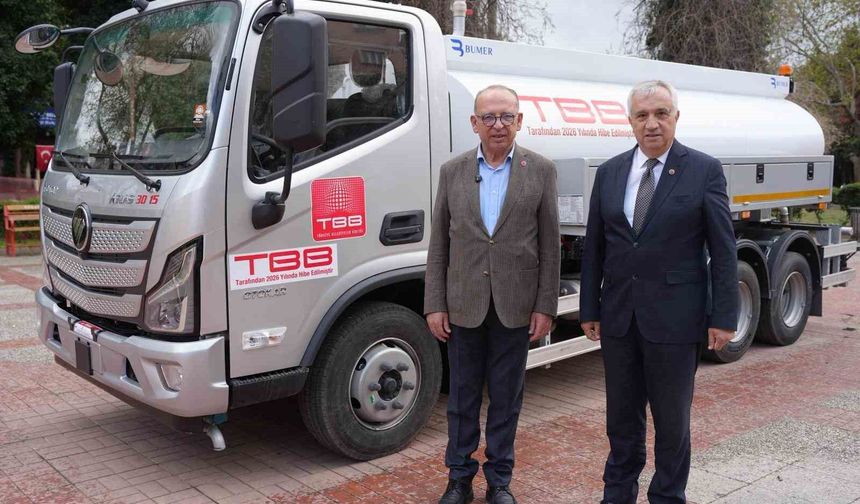 Turgutlu Belediyesinin araç filosuna TBB'den önemli destek