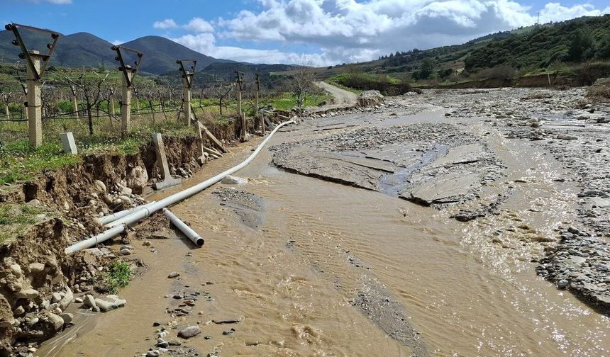 Ziyanlar Mahallesi'nde taşkın alarmı