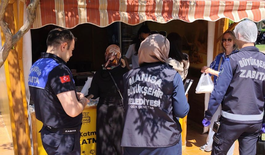 Manisa Gastronomi Panayırı’na sıkı denetim