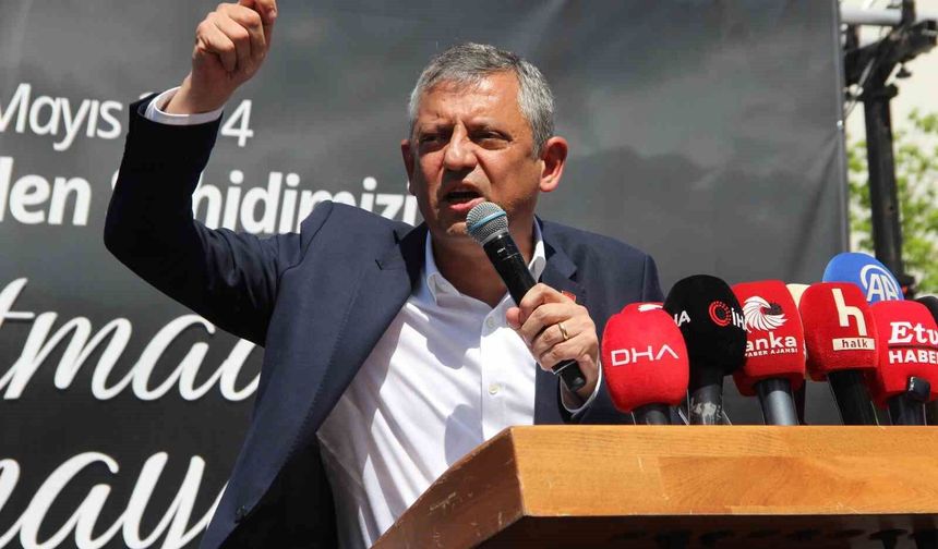CHP Genel Başkanı Özgür Özel, Soma maden faciasının 12'nci yılı anma programına katıldı