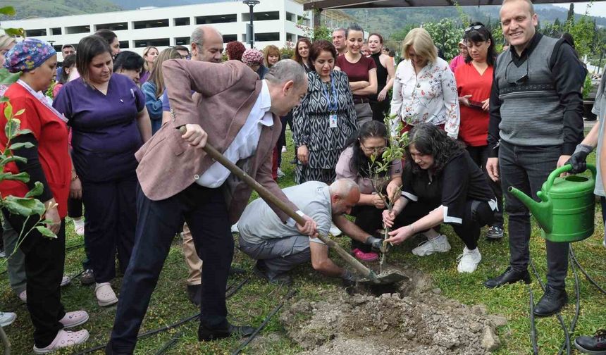 Hemşireler için 'Umut Bahçesi' oluşturuldu