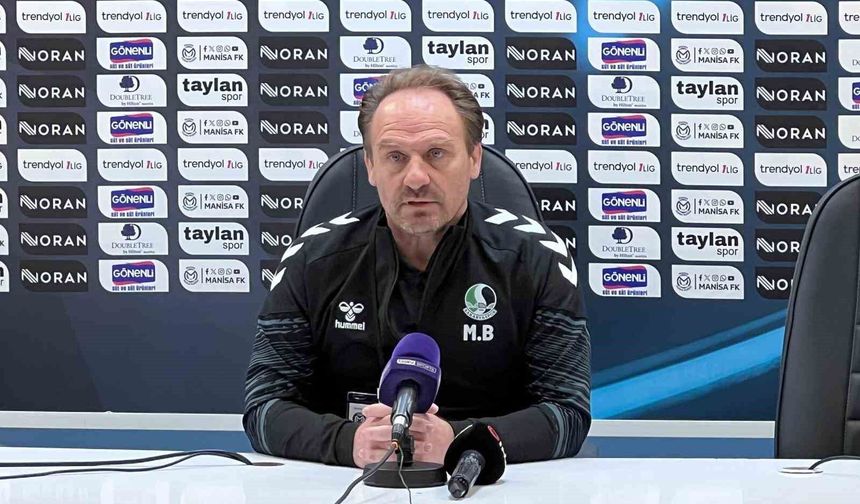 Manisa FK - Sakaryaspor maçının ardından