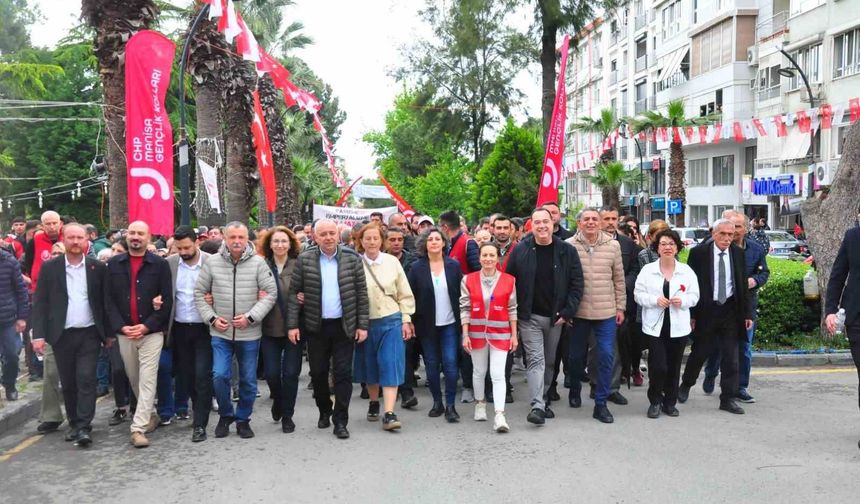 Manisa'da 1 Mayıs kutlaması