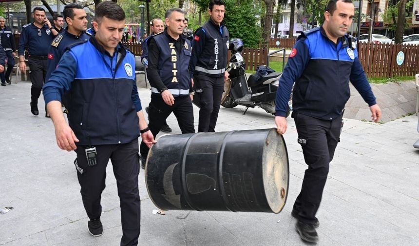 Manisa'da kaldırım işgallerine sıkı denetim