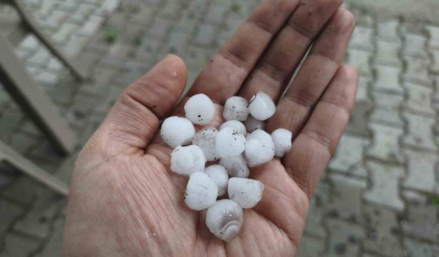 Manisa'yı dolu vurdu