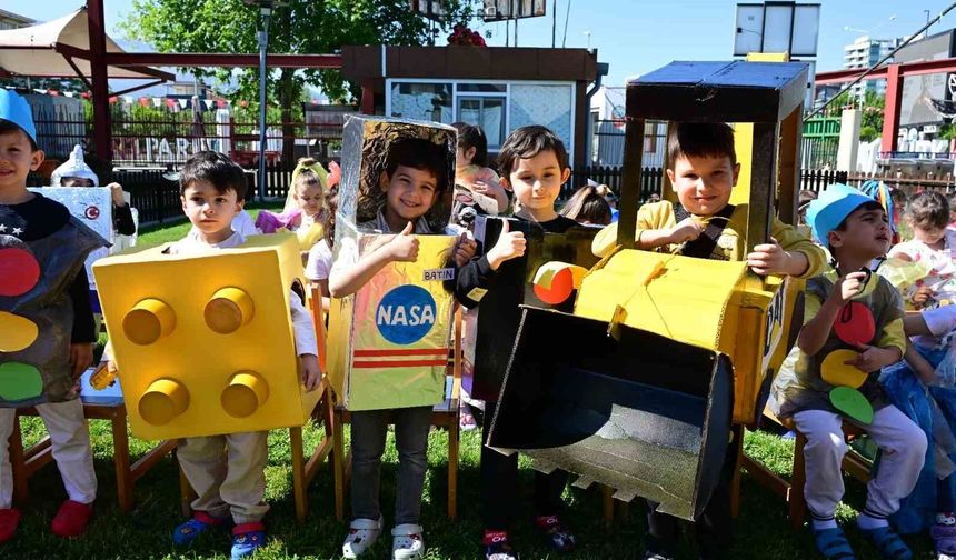 Miniklerden 'Sıfır atık' defilesi