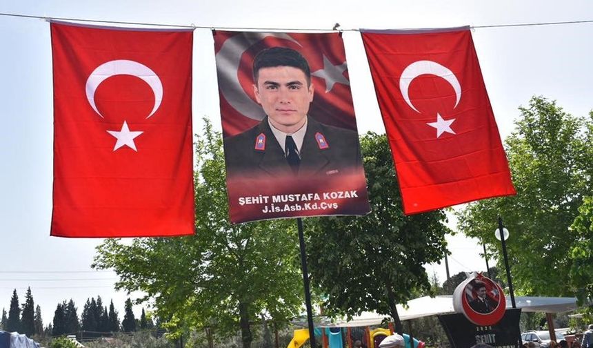 Salihli'de Şehit Mustafa Kozak, 8. yılında dualarla anıldı