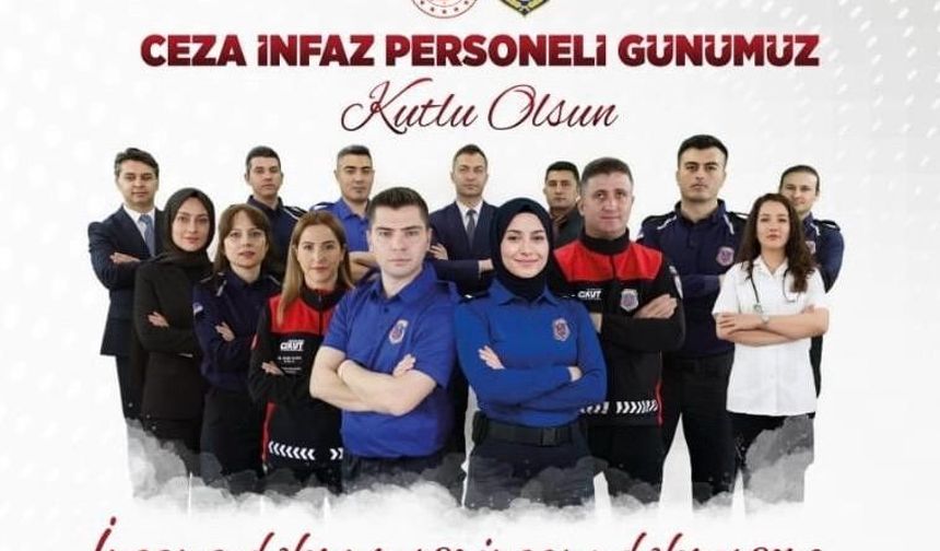 Bakanlıktan cezaevi personeline vefa afişi