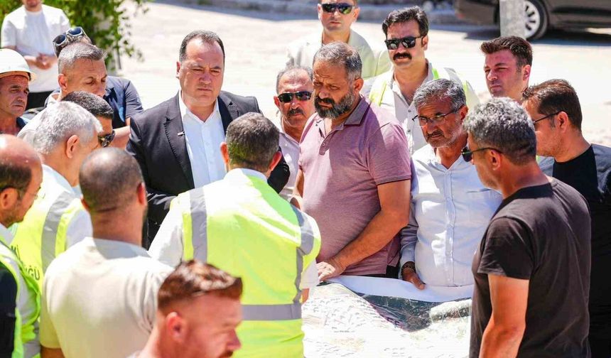 Başkan Dutlulu Akgedik TOKİ 2. Etap'ta altyapı çalışmalarını inceledi
