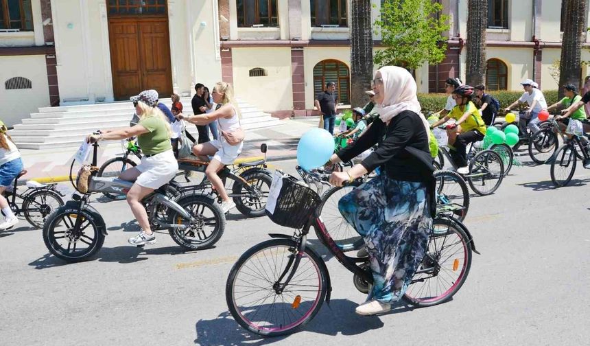 Dünya Çevre Günü'nde bisiklet turu