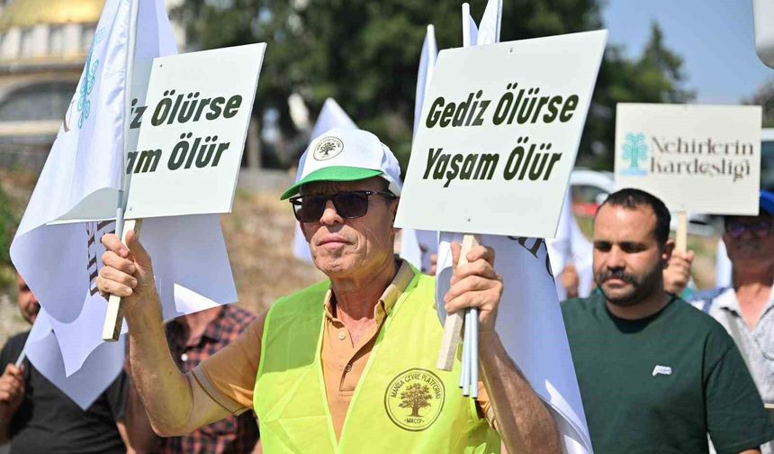 Gediz için tek yürek oldular