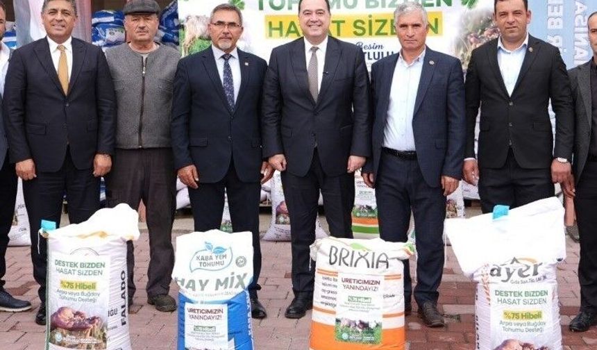 Manisa'da çiftçiye gübre, yem ve tohum desteği başlıyor