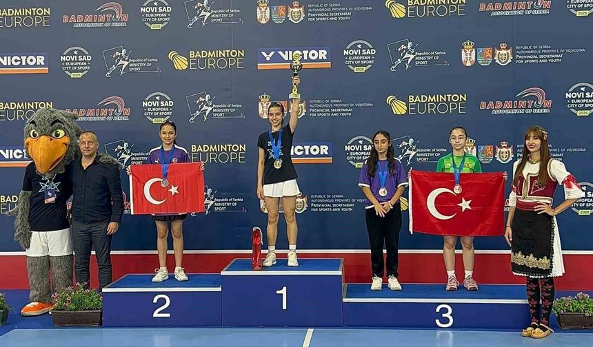 Manisalı badmintonculardan Sırbistan'da madalyalı başarı