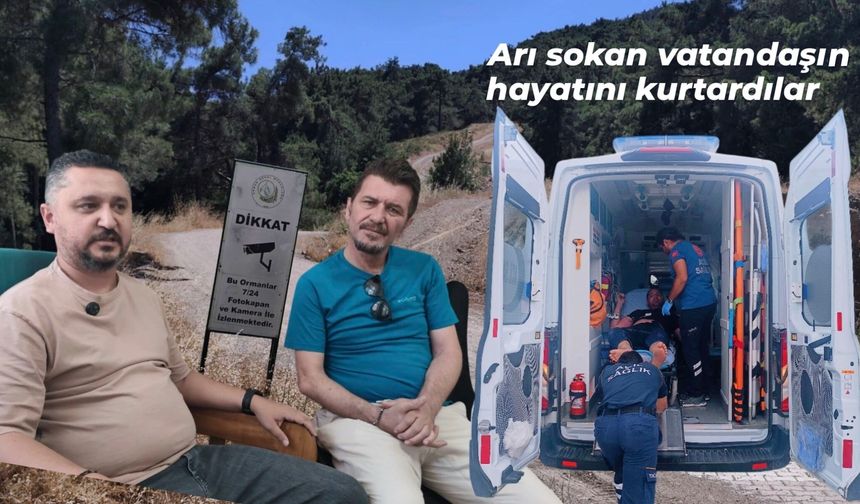 Ormanı korurken hayat kurtardılar