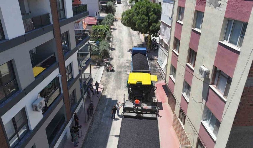Alaşehir'de 3 bin tonluk asfalt hamlesi