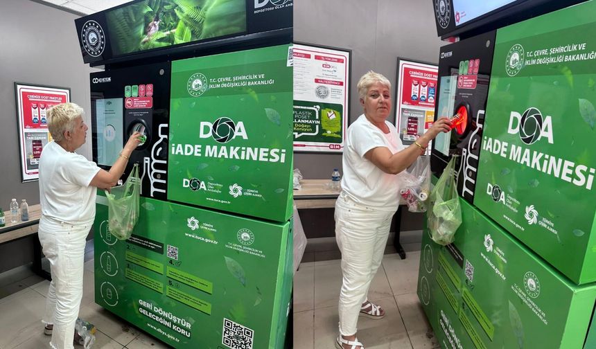 Bu cihazlarda atık başına 1 lira ödeniyor