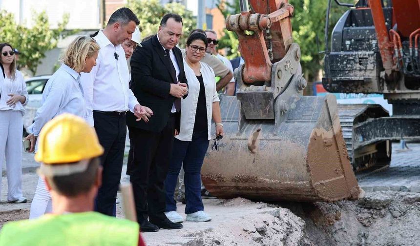 Akhisar'da yağmur suyu kabusu sona erecek
