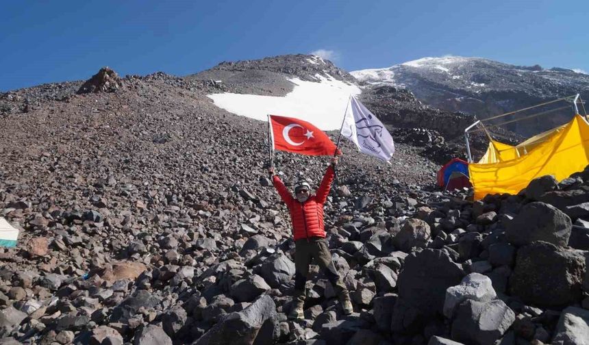 Demircili dağcıdan anlamlı tırmanış