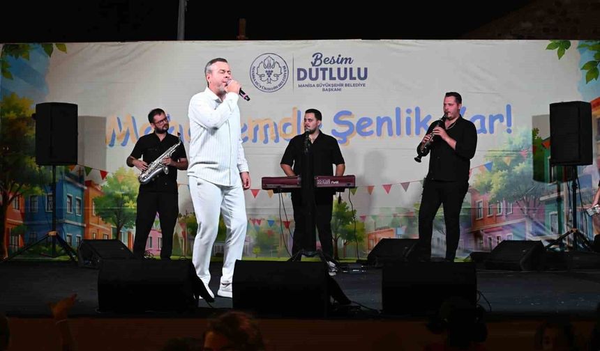 Manisa Büyükşehir'den mahallelerde şenlik coşkusu
