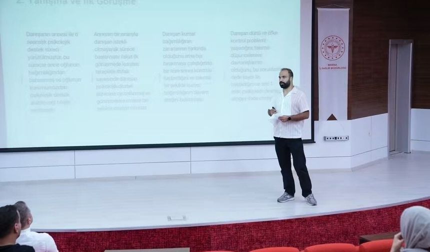 Manisa'da bağımlılıkla mücadelede vakalar değerlendirildi