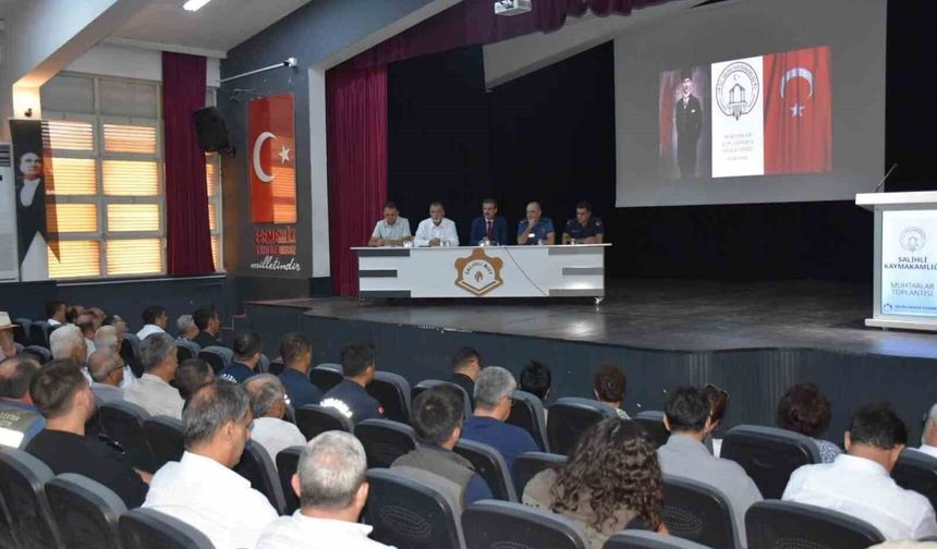 Salihli'de muhtarlara yangın riskine karşı kritik uyarılar