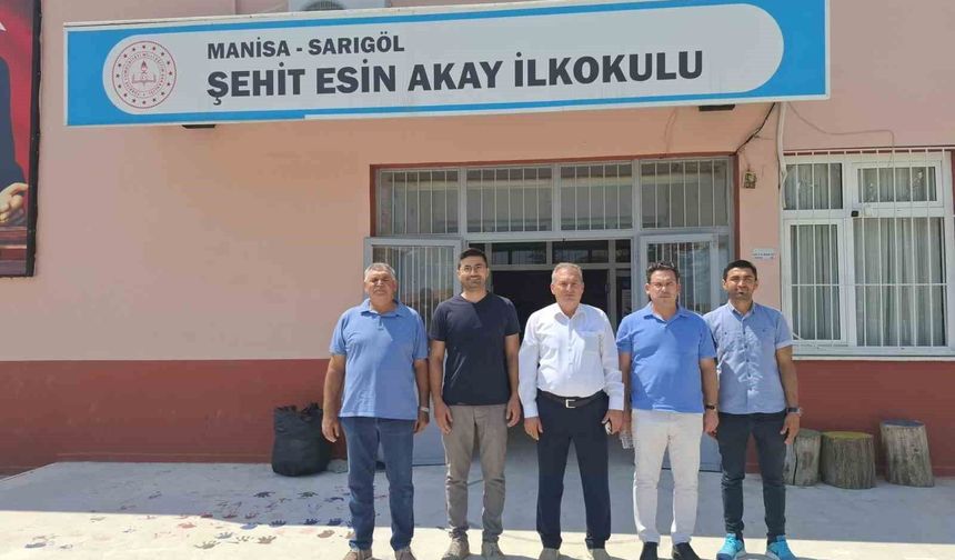 Sarıgöl'de okullarda yeni dönem mesaisi başladı