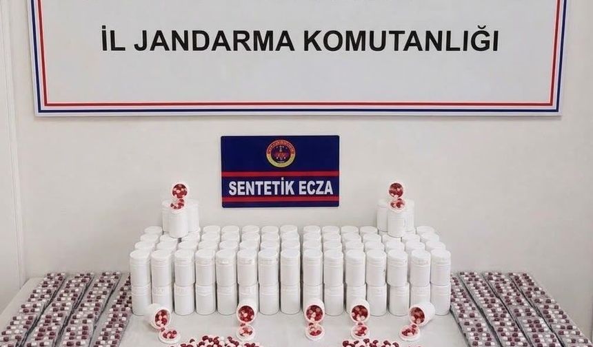 Manisa'da 11 bin 214 adet sentetik hap ele geçirildi