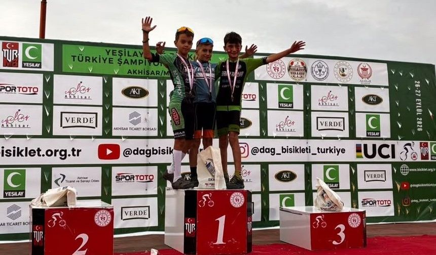 Manisalı sporculardan Dağ Bisikleti Türkiye Şampiyonası'nda 15 madalya