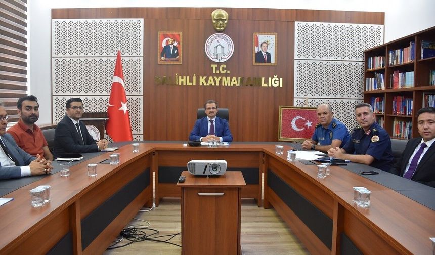 Salihli'de üniversite güvenliği için toplantı