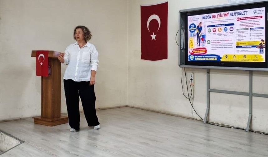 Sarıgöl'de 38 çalışana iş güvenliği eğitimi