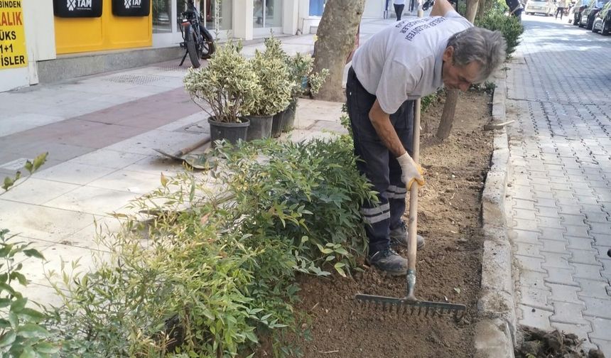 Şehzadeler'de parklar dört mevsim bakımlı tutuluyor