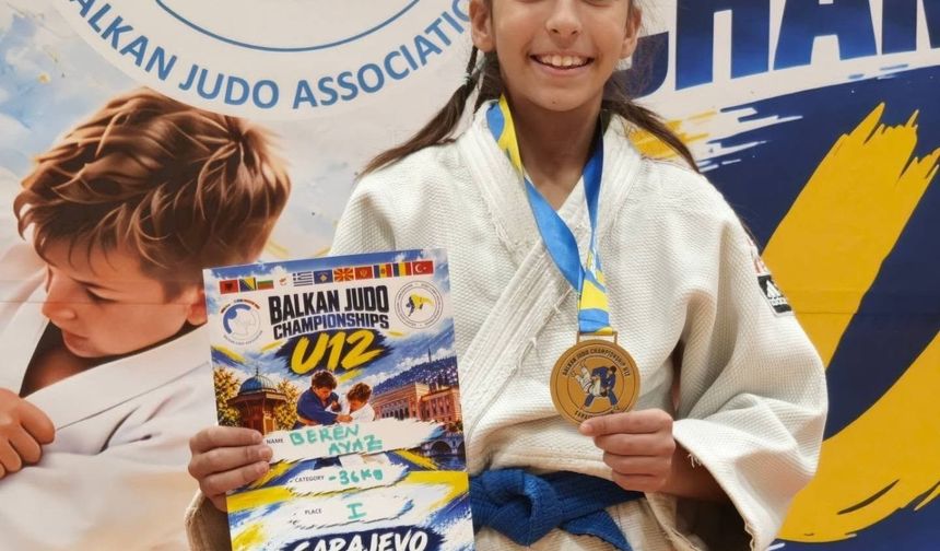 Manisalı sporcu Balkan Şampiyonu oldu