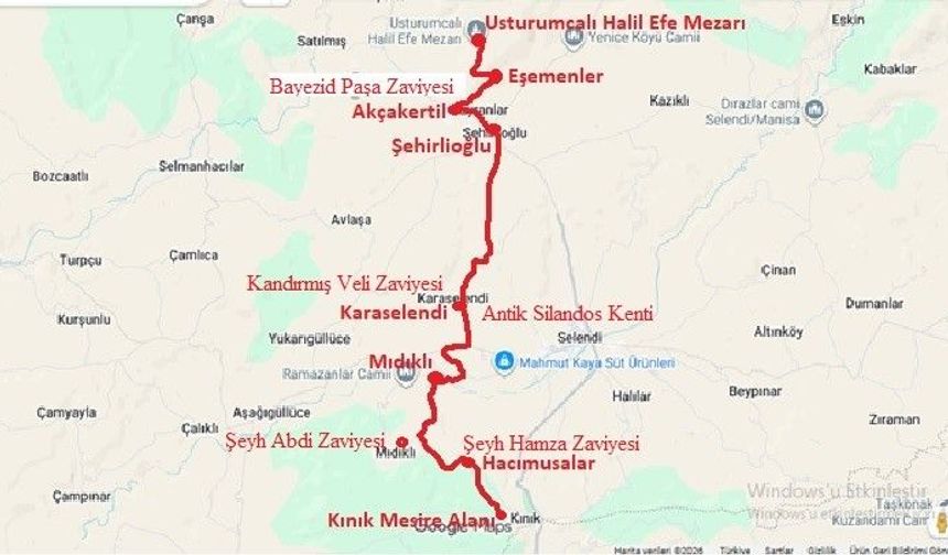 Selendi'de milli mücadelenin izleri 26,2 kilometrelik rotayla yaşatılacak