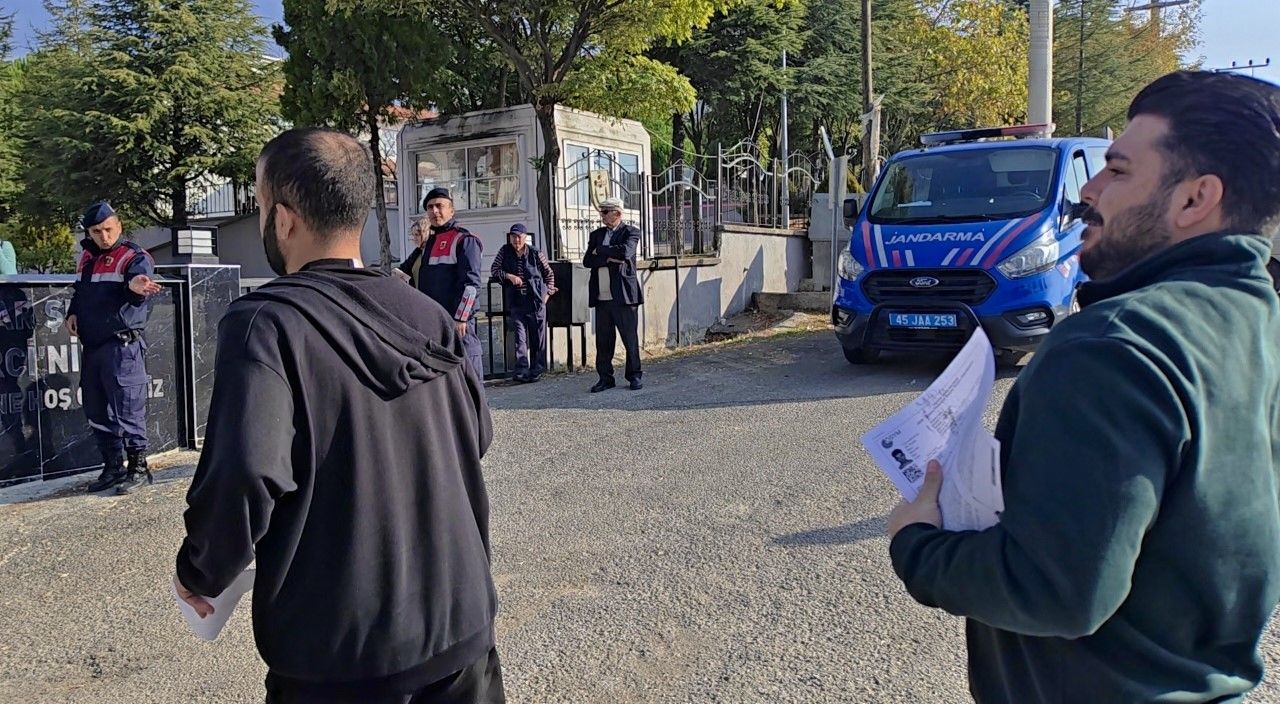 Sınava 1 dakika kala jandarma imdada yetişti