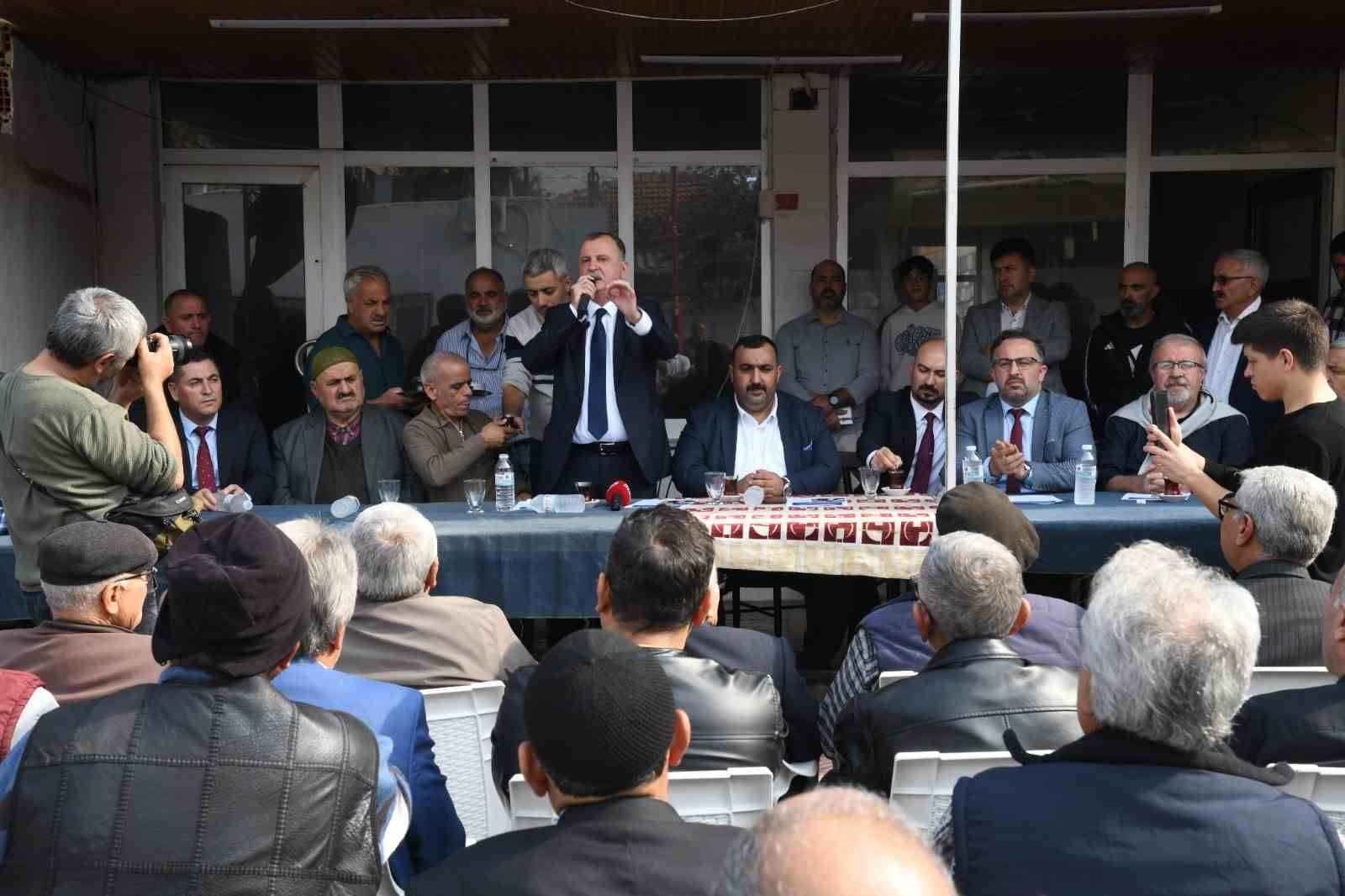 Spil Mahallesi'nden Başkan Balaban'a doğalgaz teşekkürü